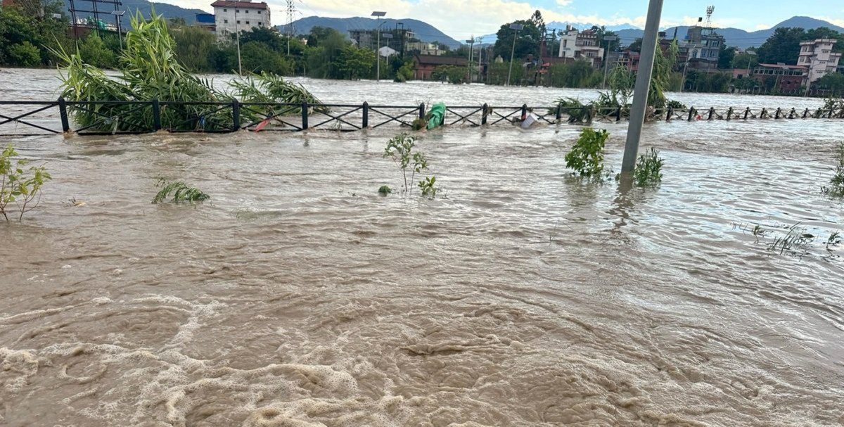 बागमती किनारमा माइकिङ सुरु, सेनाको गस्ती