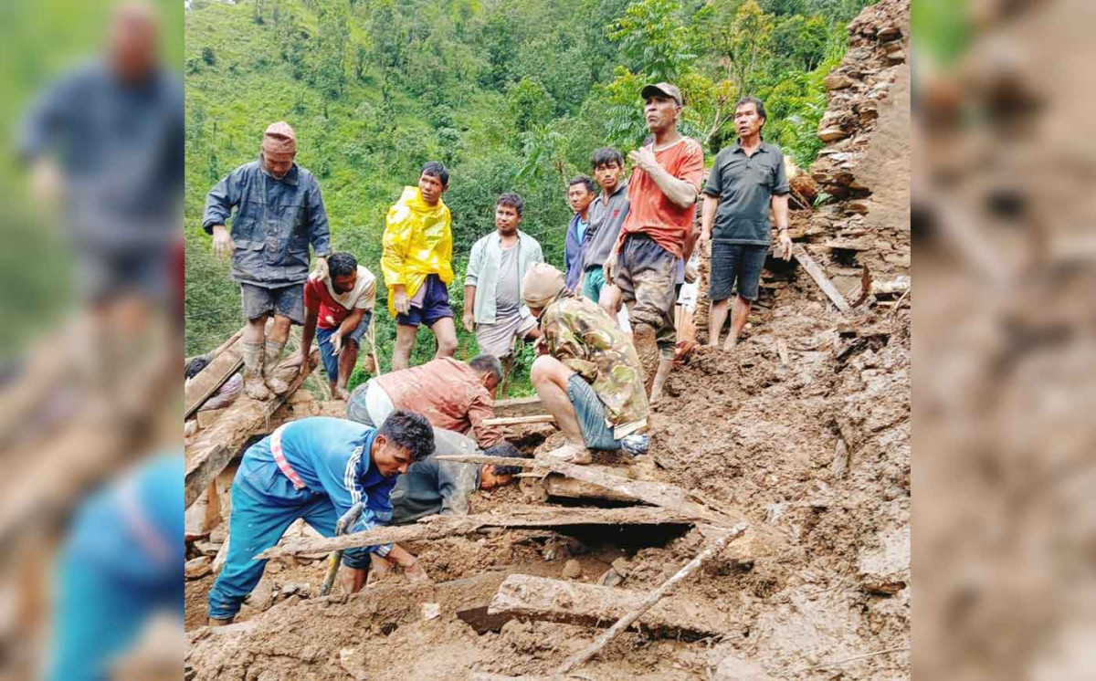 बागलुङ पहिरो: ज्यान गुमाउनेको संख्या १२ पुग्यो, १ जना अझै बेपत्ता