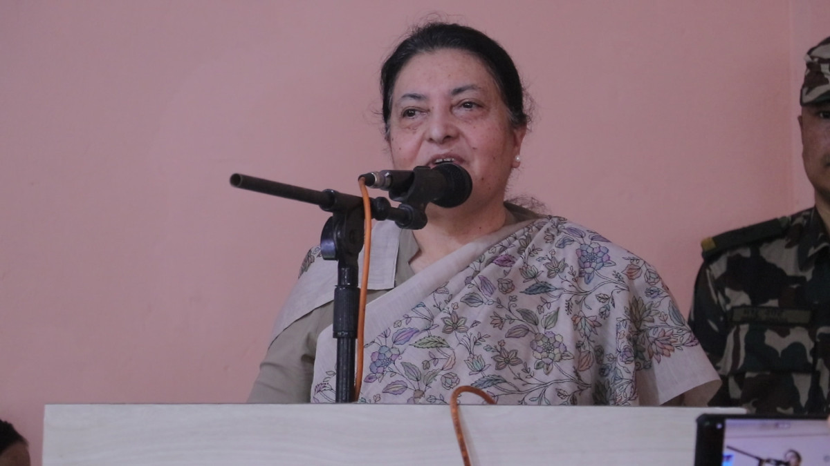 लुम्बिनीको औद्योगिक विकासमा भण्डारीको जोड