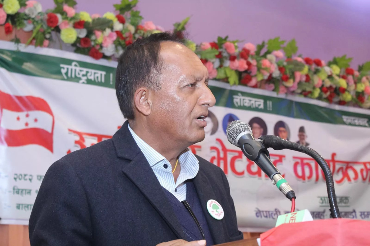 कांग्रेस उपसभापतिमा उम्मेदवारी दिने गोविन्द भट्टराईकाे घाेषणा